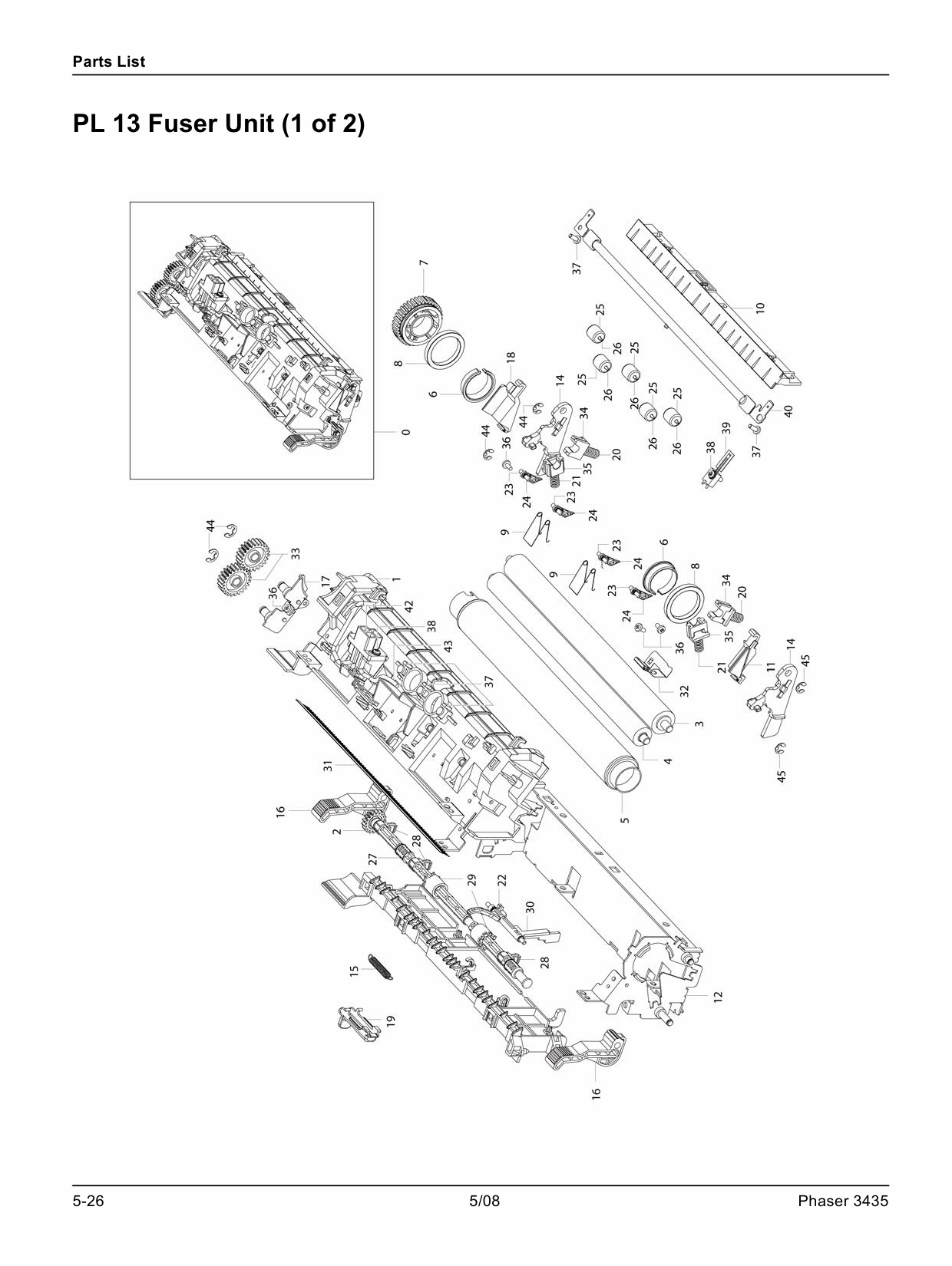 Xerox Phaser 3435 Parts List and Service Manual-5